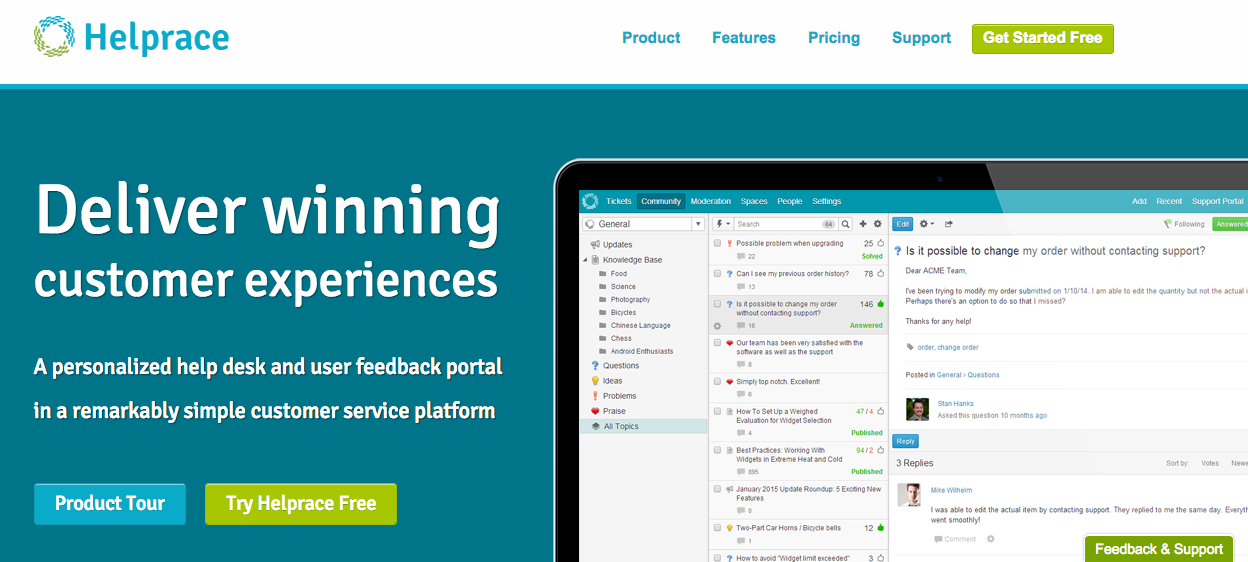 Helprace Help Desk Software