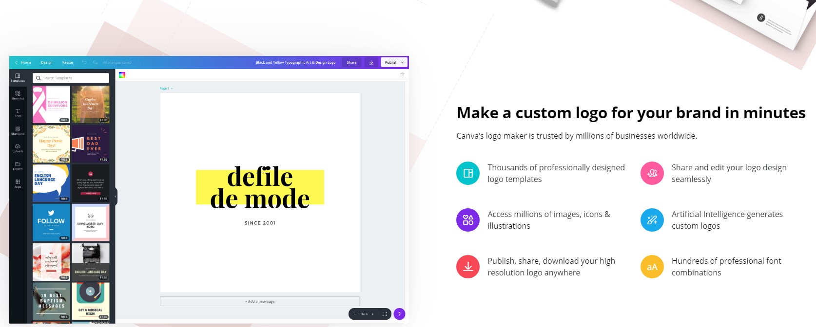 Canva’s Logo Maker