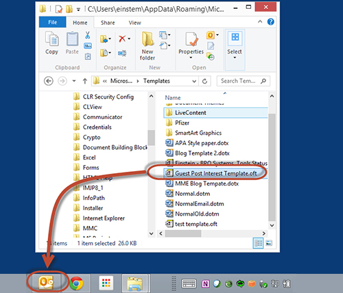 Outlook email template 8