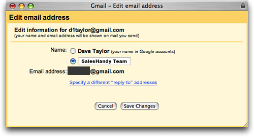 How to change your email name 1