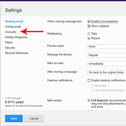 How to change your email name 3