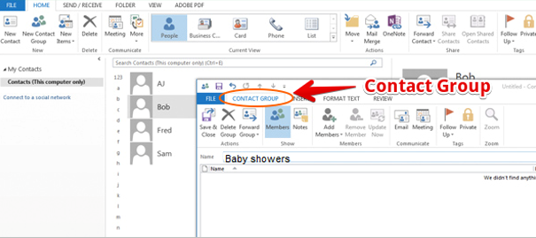 How to create distribution list in outlook 2