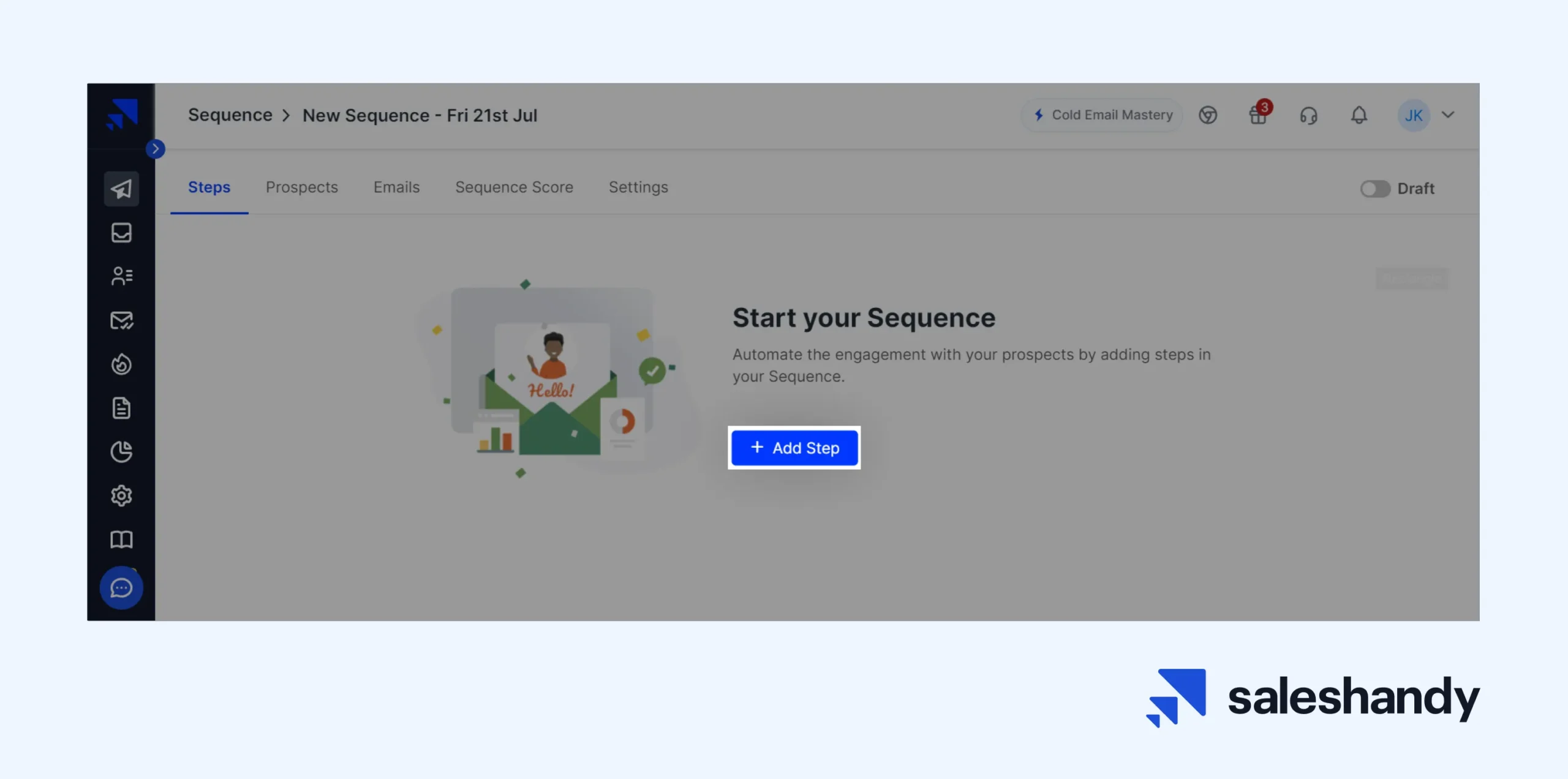 add sequence step