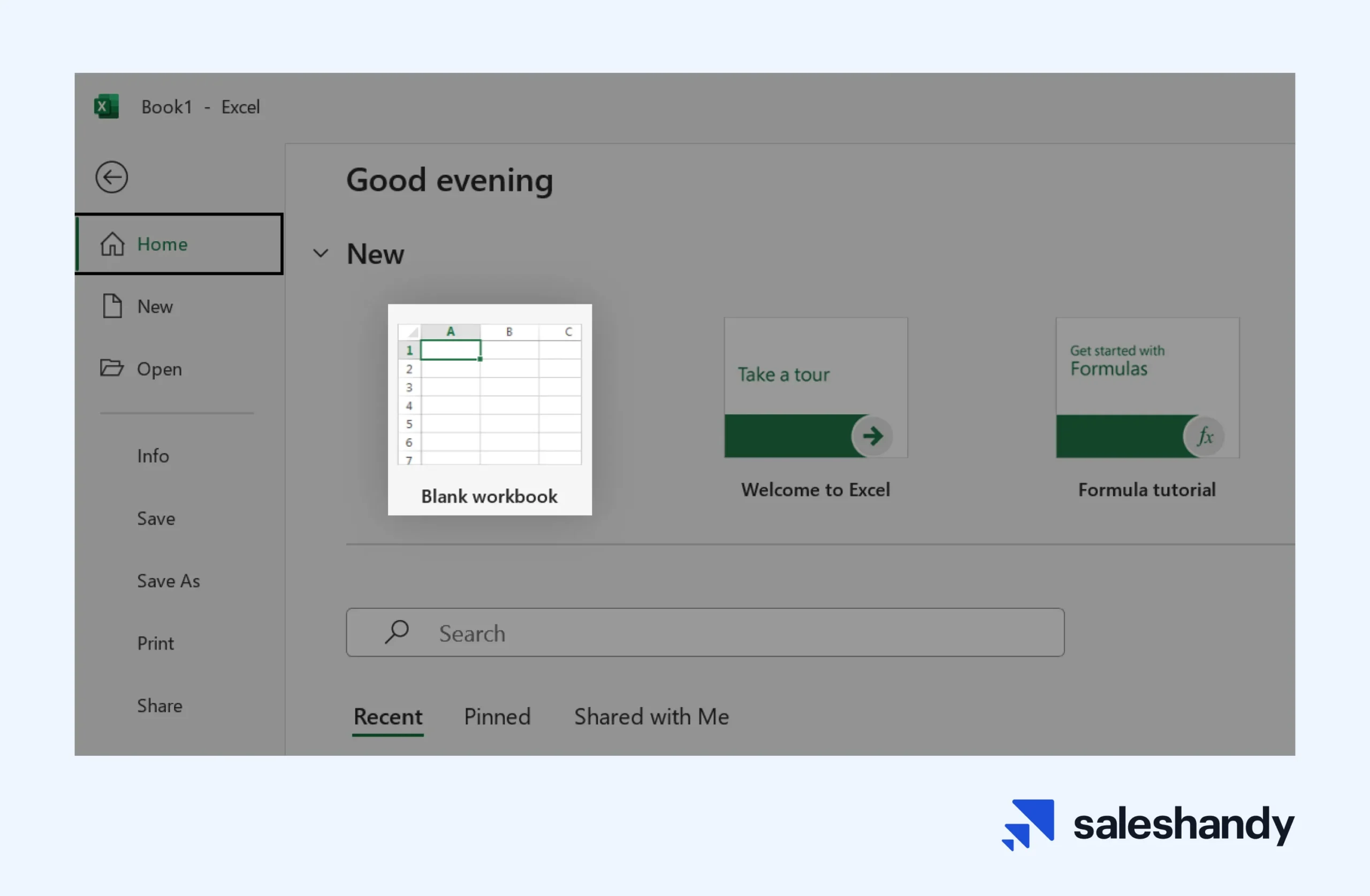 blank excel