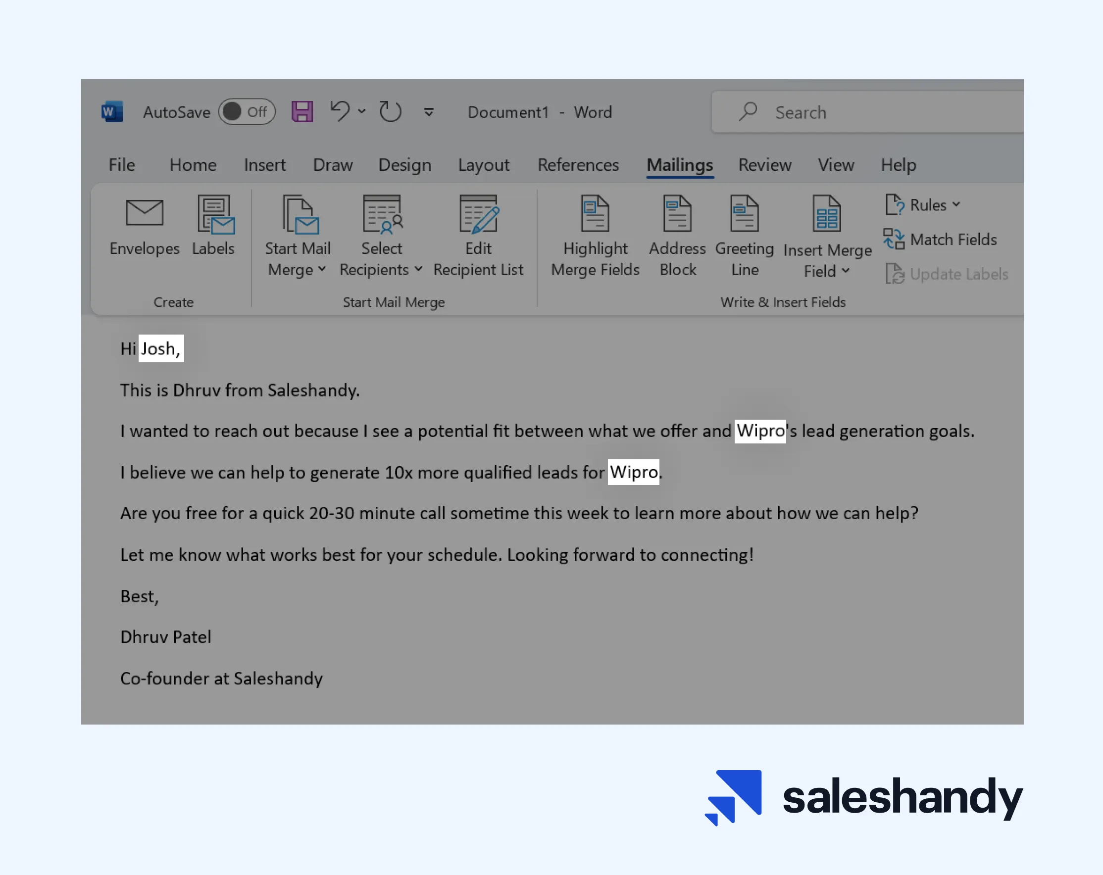 email preview