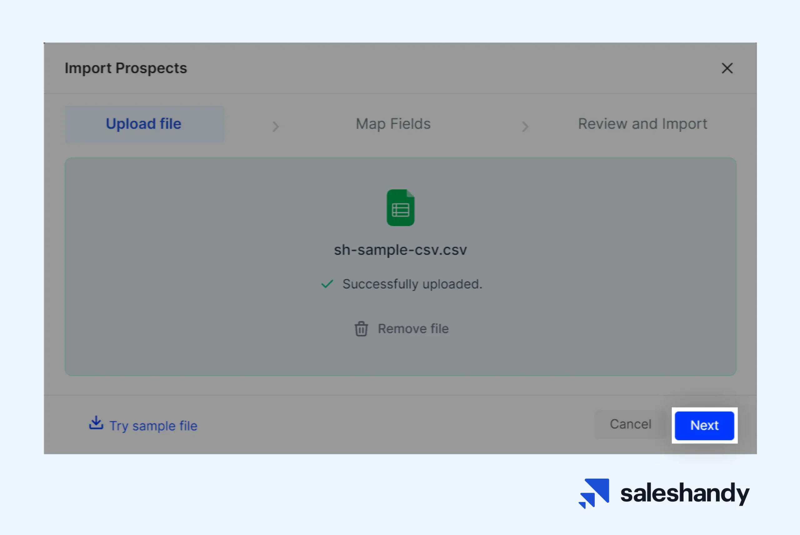 sequence in saleshandy