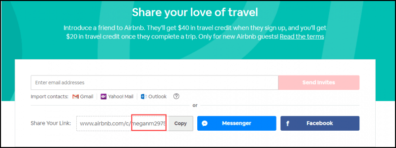 Initiate forwarding option