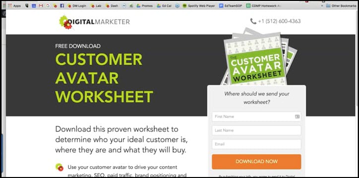 Blog email building