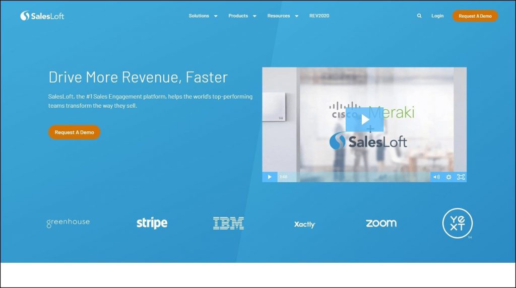 salesloft-home-page