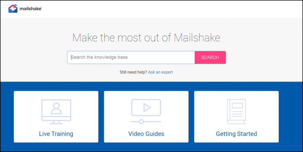 Mailshake help and support