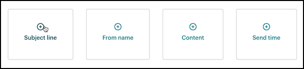 Mailchimp A/B test