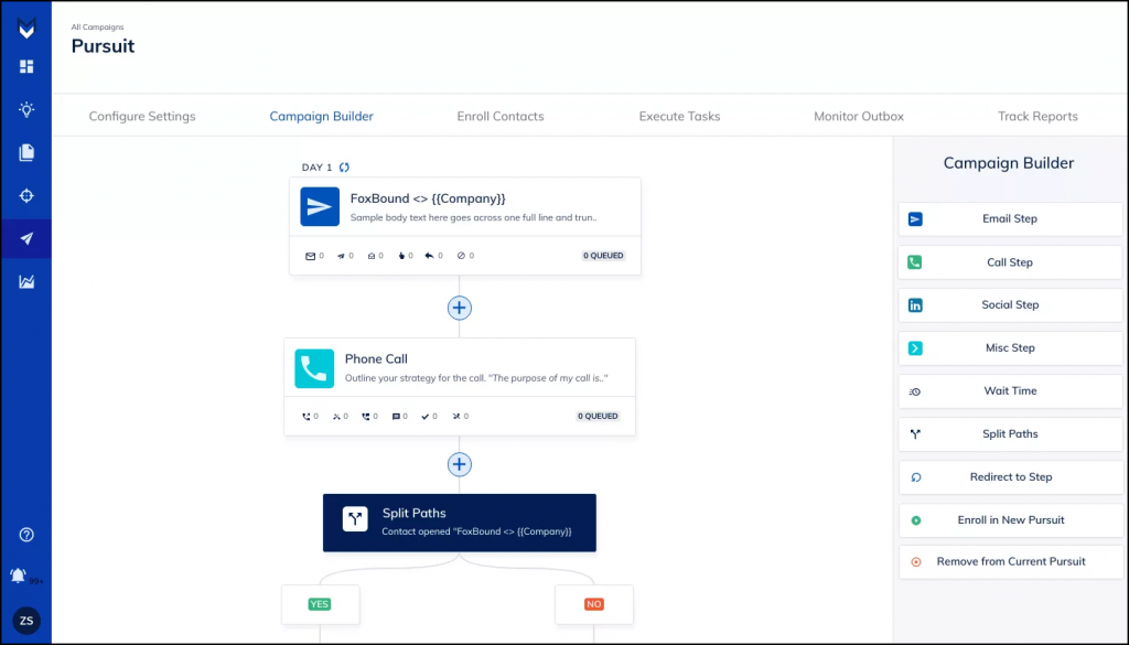 Mailshake omnichannel sales cadence

