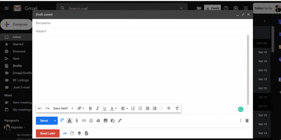 sending newsletter