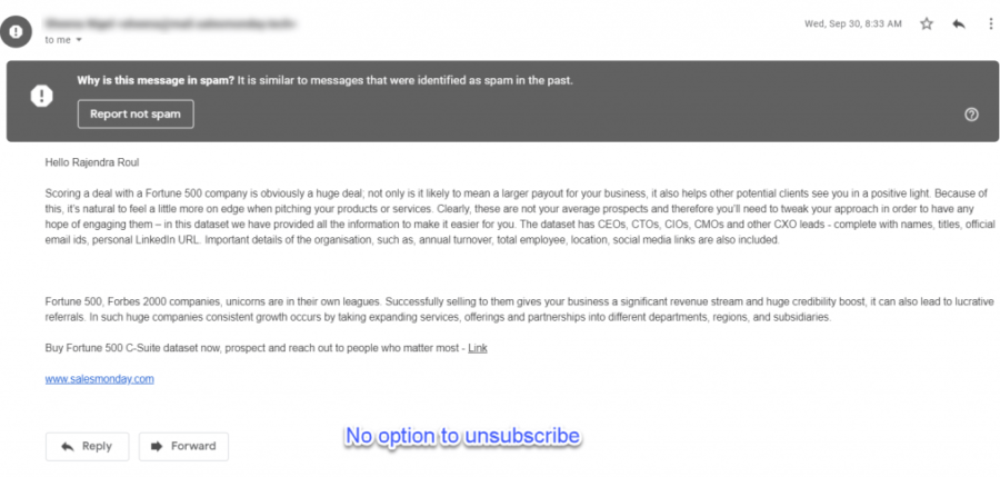 unsubscribe