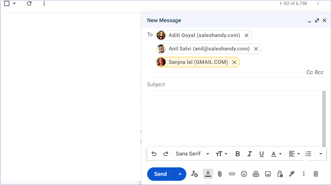 Group in Gmail