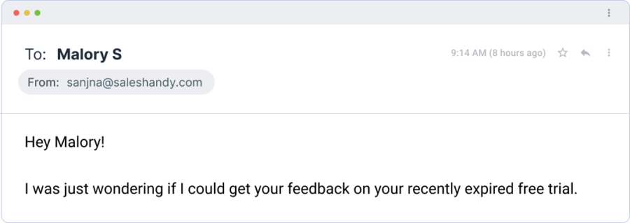 Take quality feedbacks