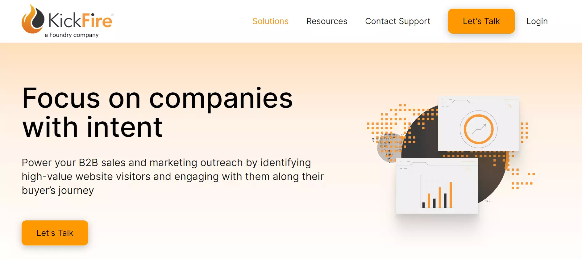a screenshot of the kickfire's website