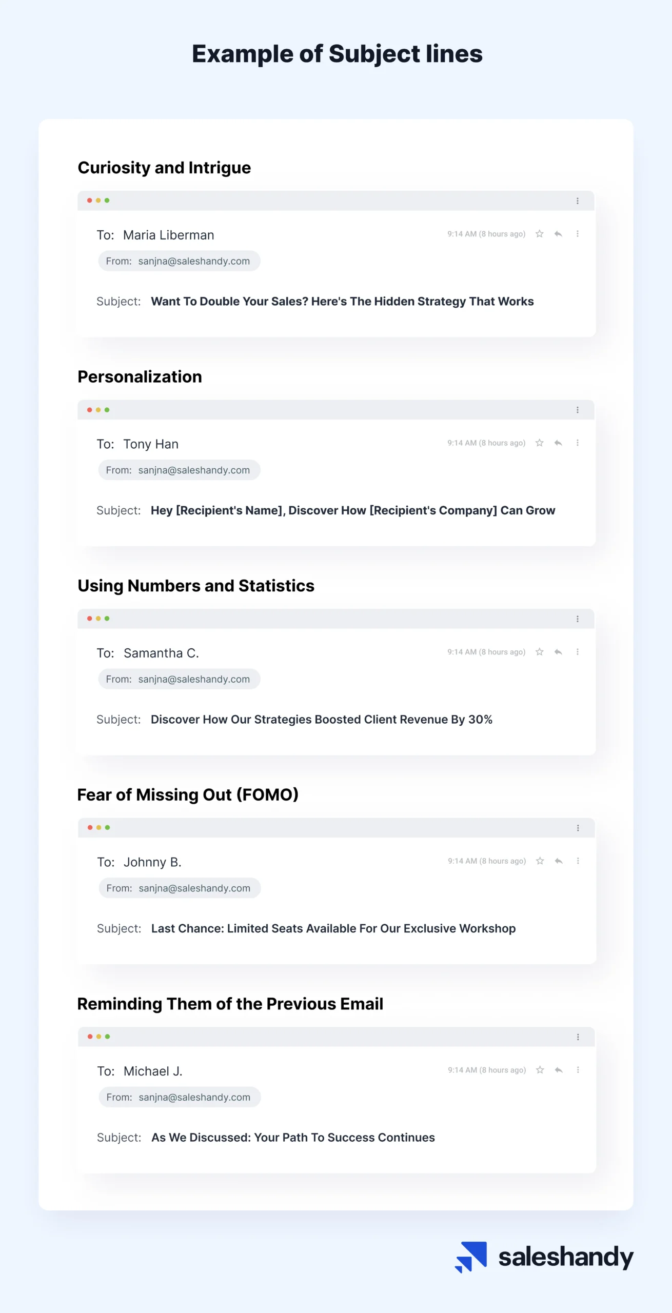 examples of email subject lines