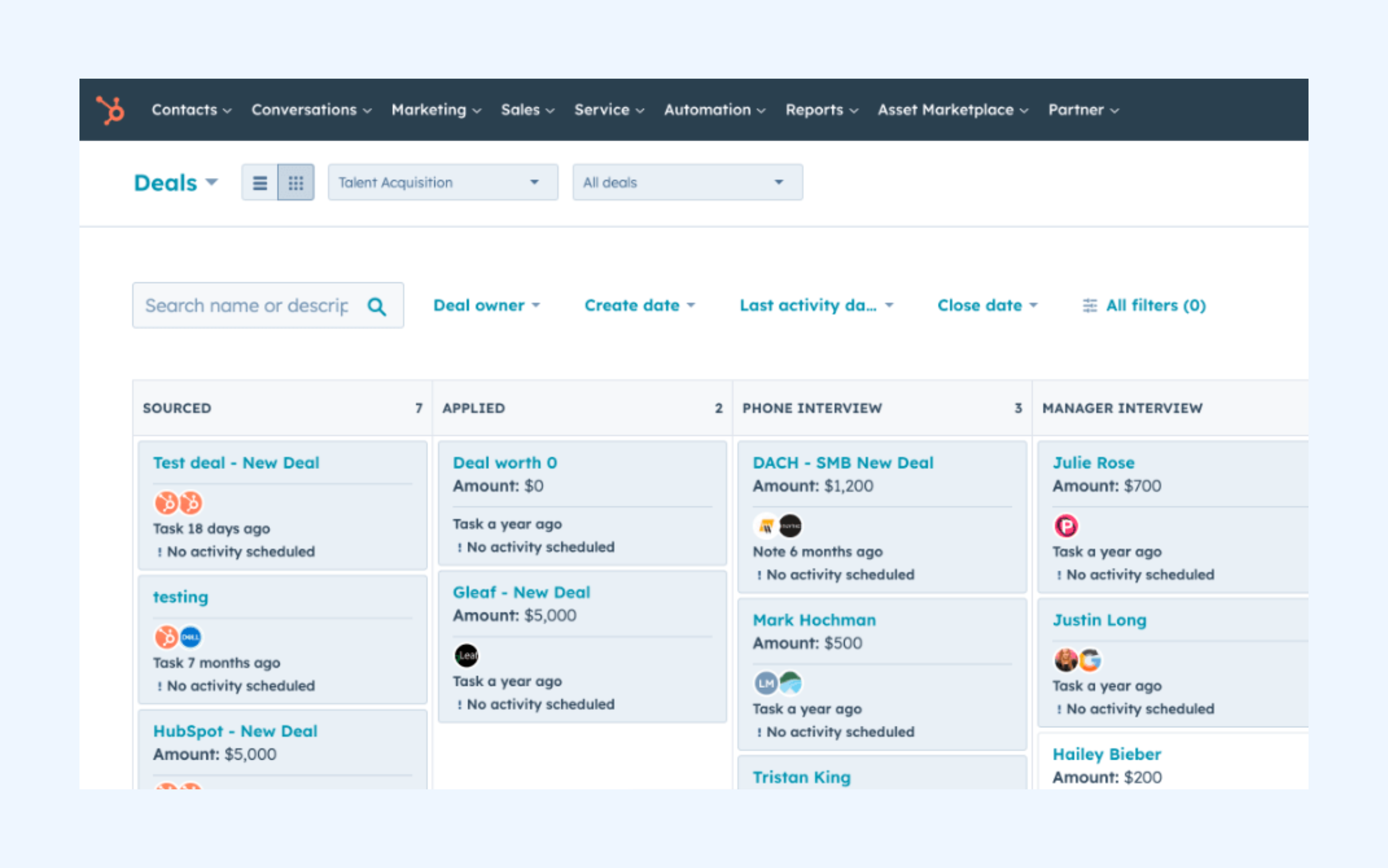 Hubspot crm