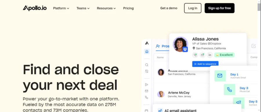 apollo homepage