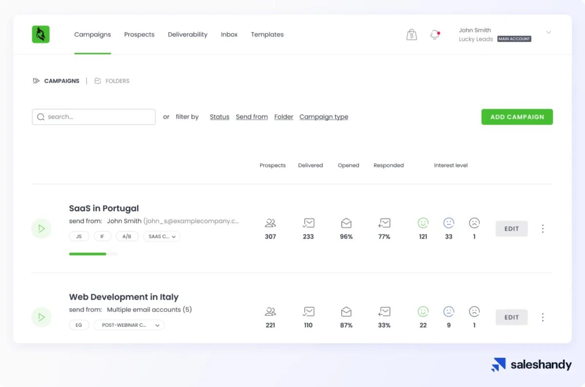 Woodpecker the cold email outreach tool for agencies