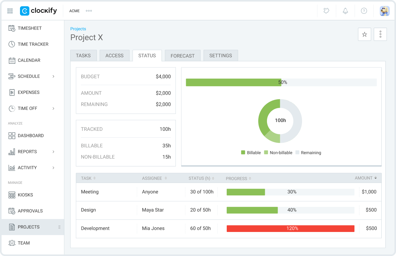 Clockify the time tracking tool for agencies