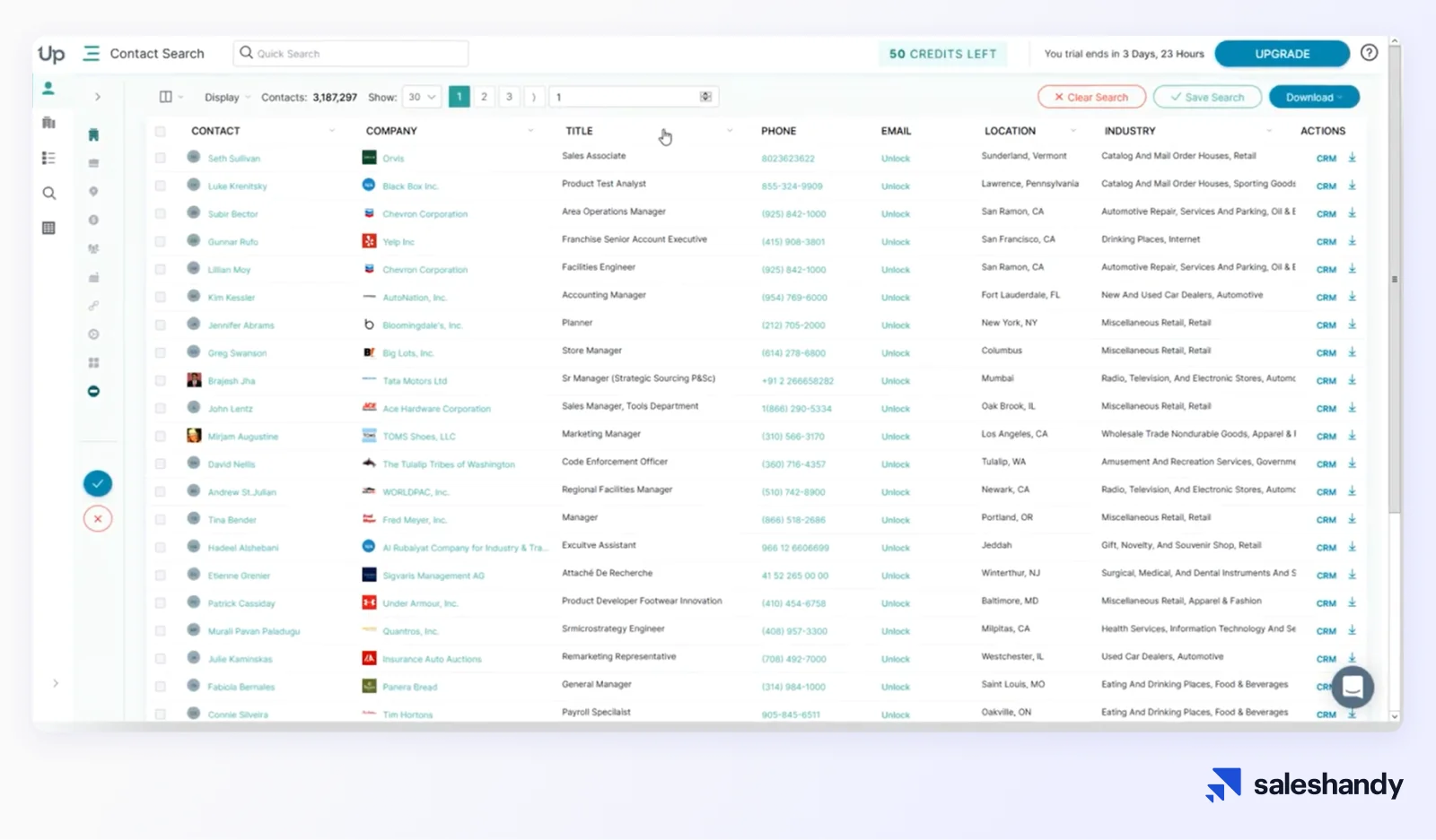 UpLead is a great company research platform you can check out.