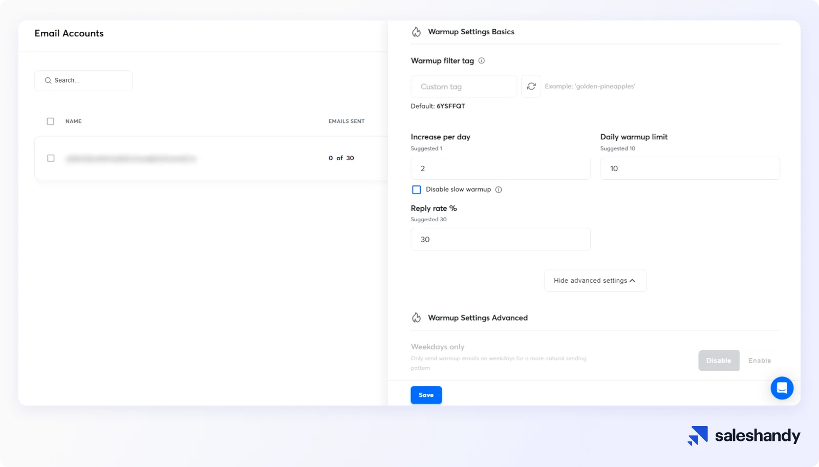 Instantly.ai Warm Up Feature Review