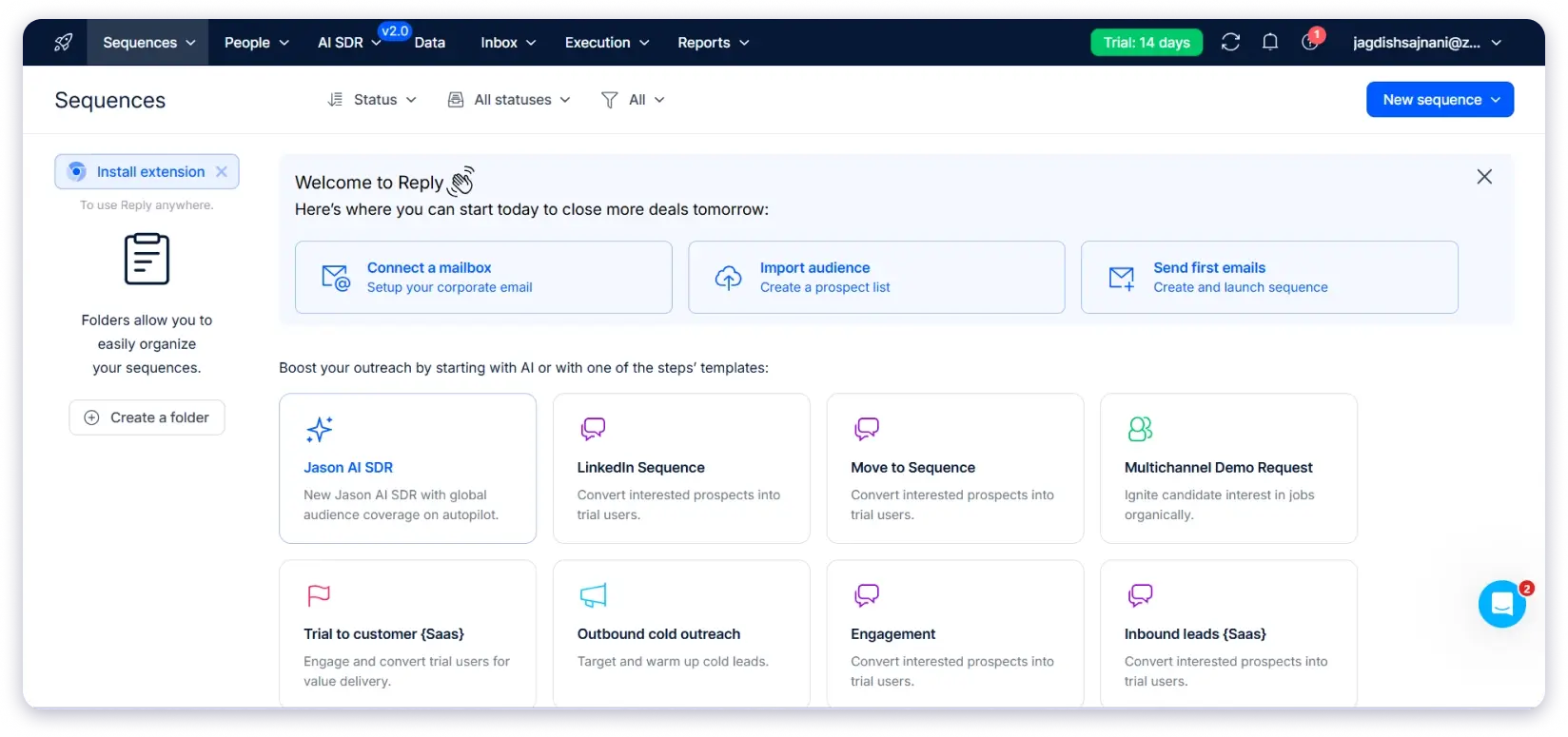 Reply.io is the best alternative to Instantly.ai