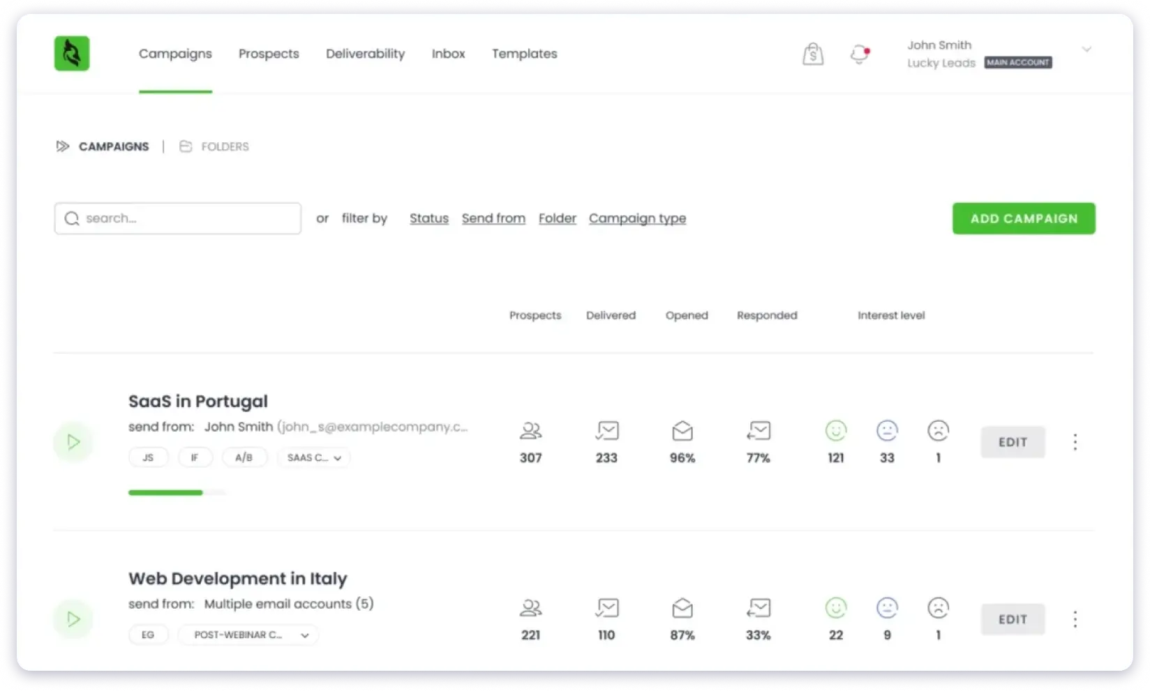 Woodpecker a Alternative to Instantly.ai