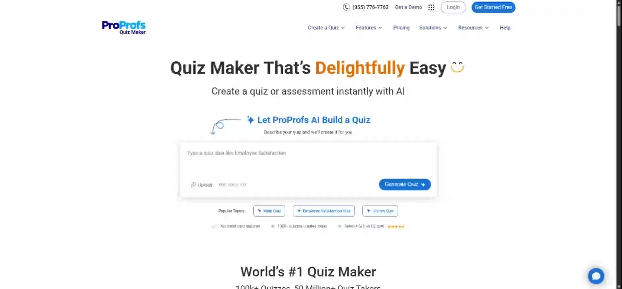 proprofs quiz maker