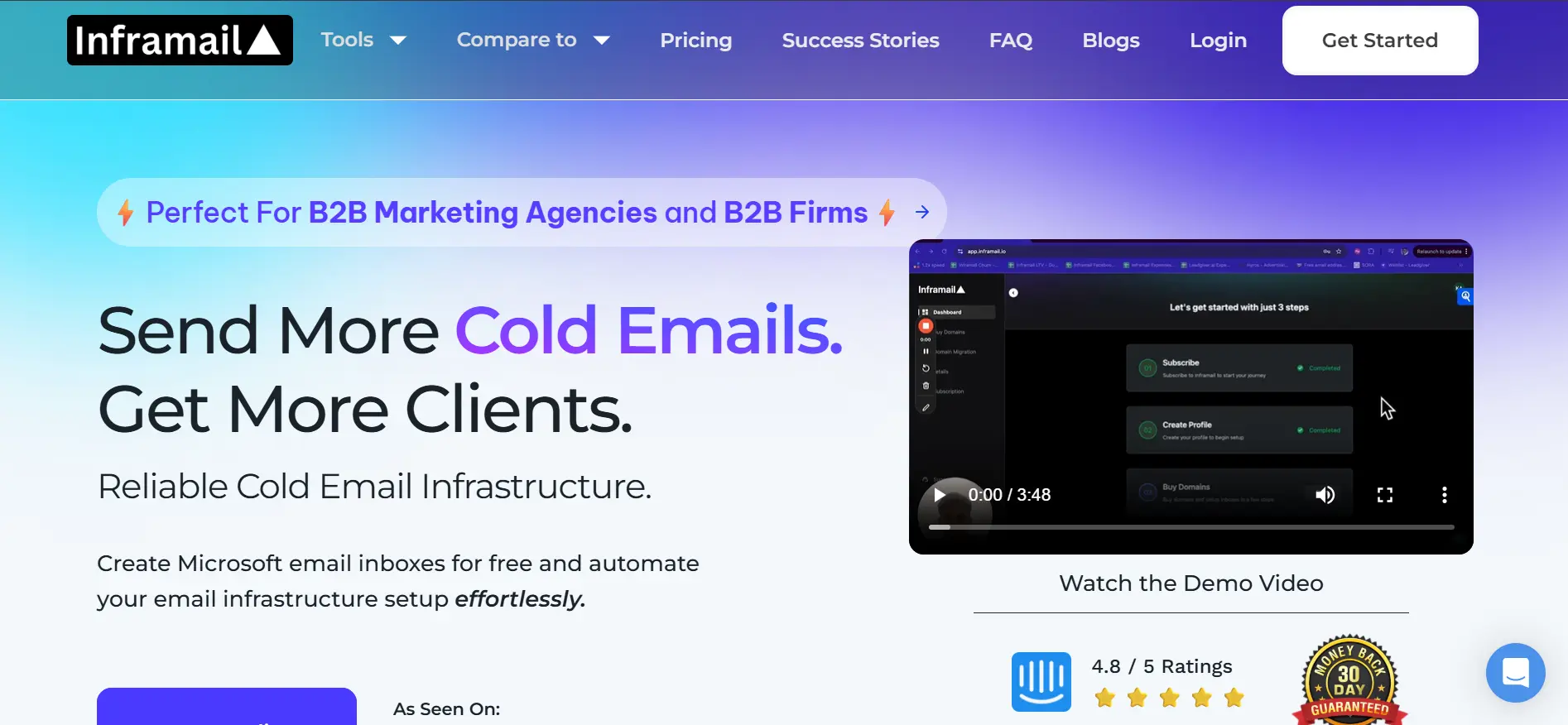 Inframail the cold email infrastructure provider