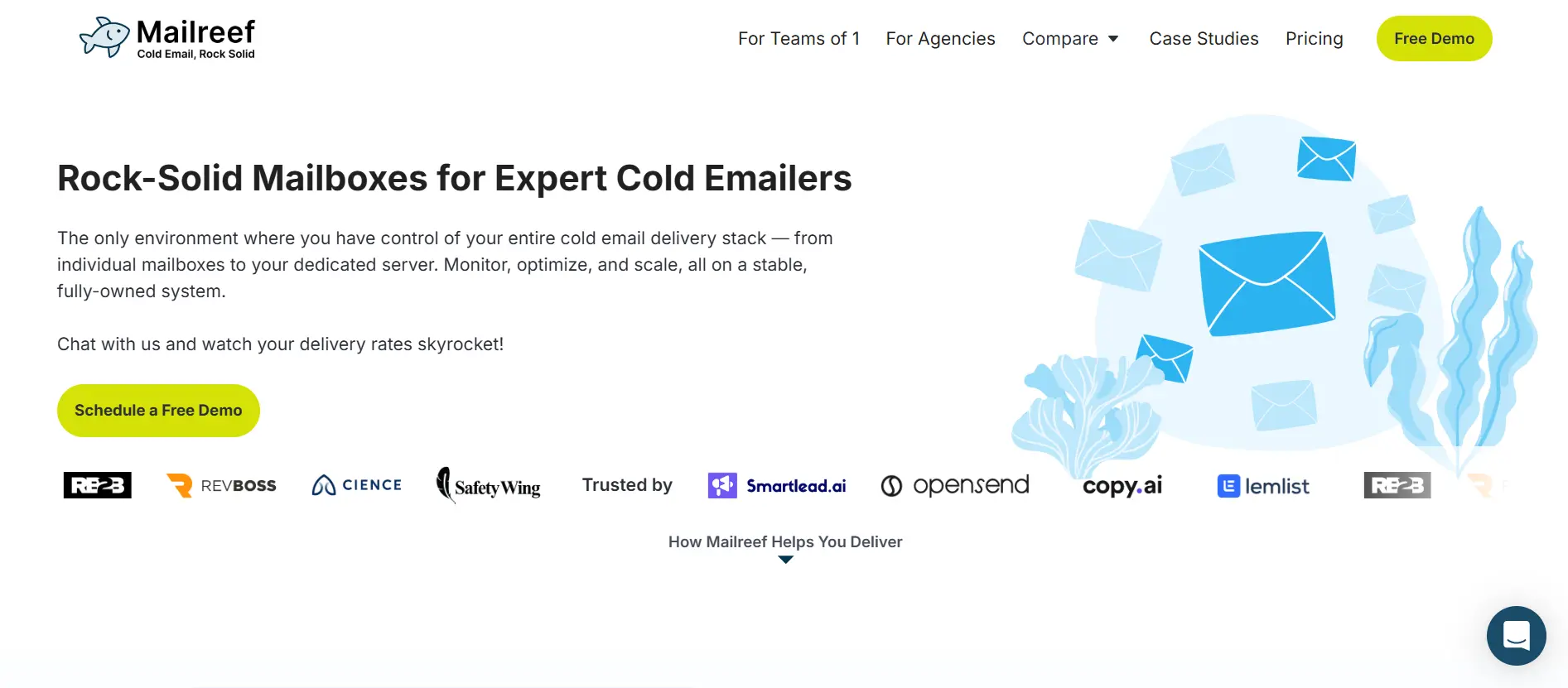 Mailreef a cold email infrastructure provider
