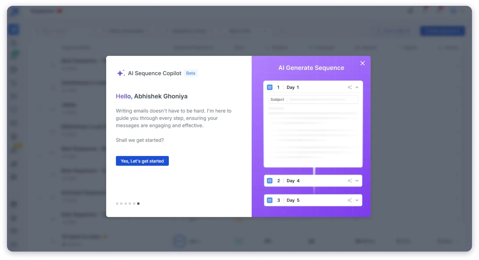Create your email sqeuence