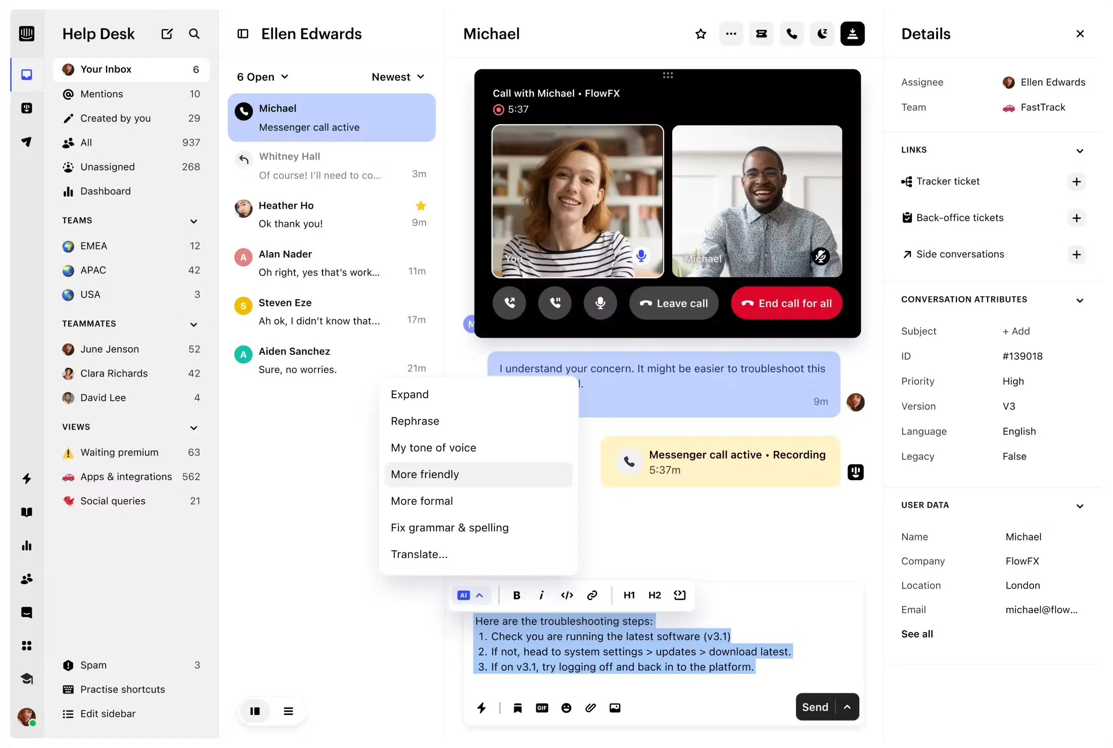 Intercom is a must have inside sales tool for customer support, success and inside sales team.