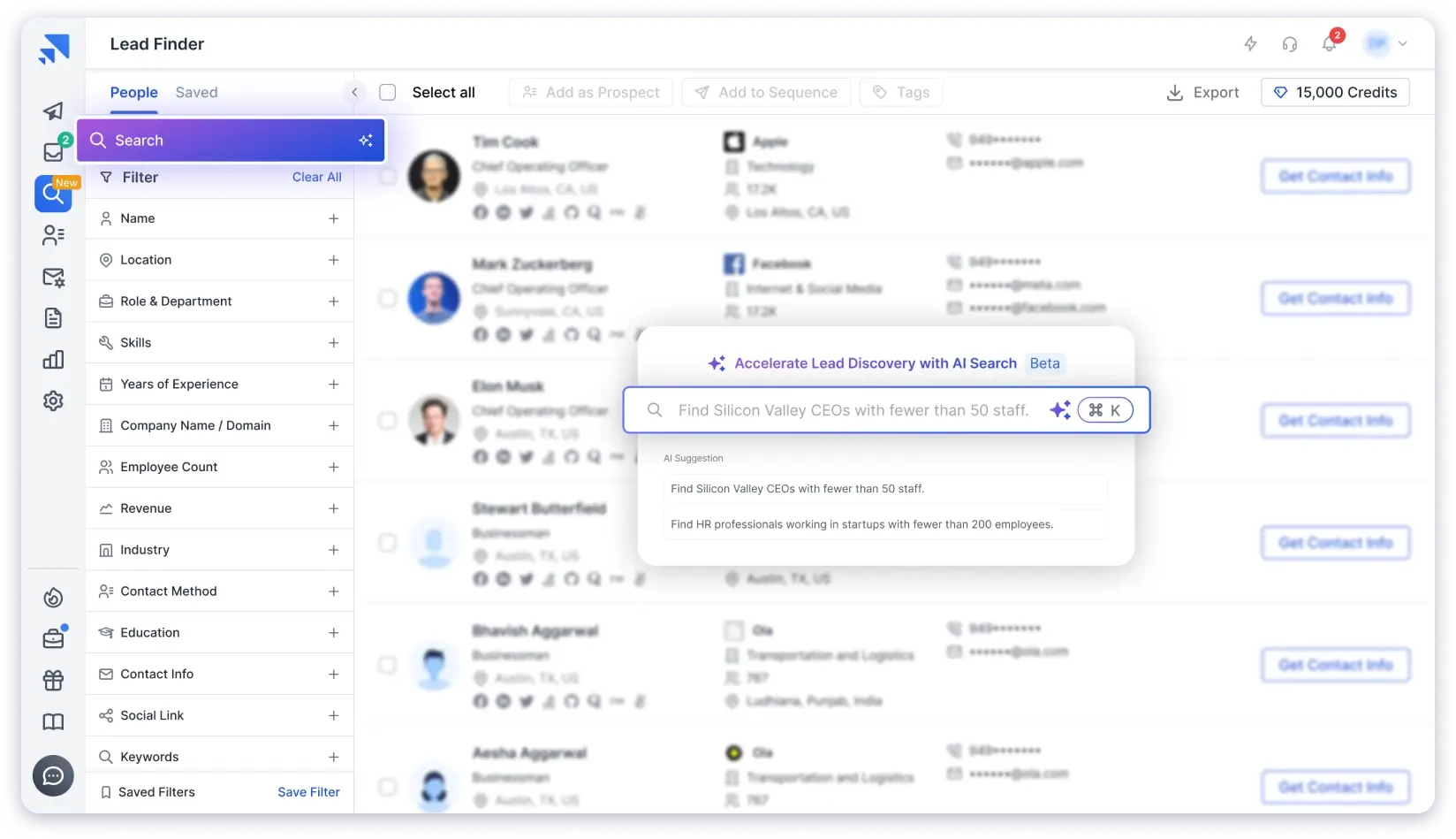 Saleshandy Lead Finder