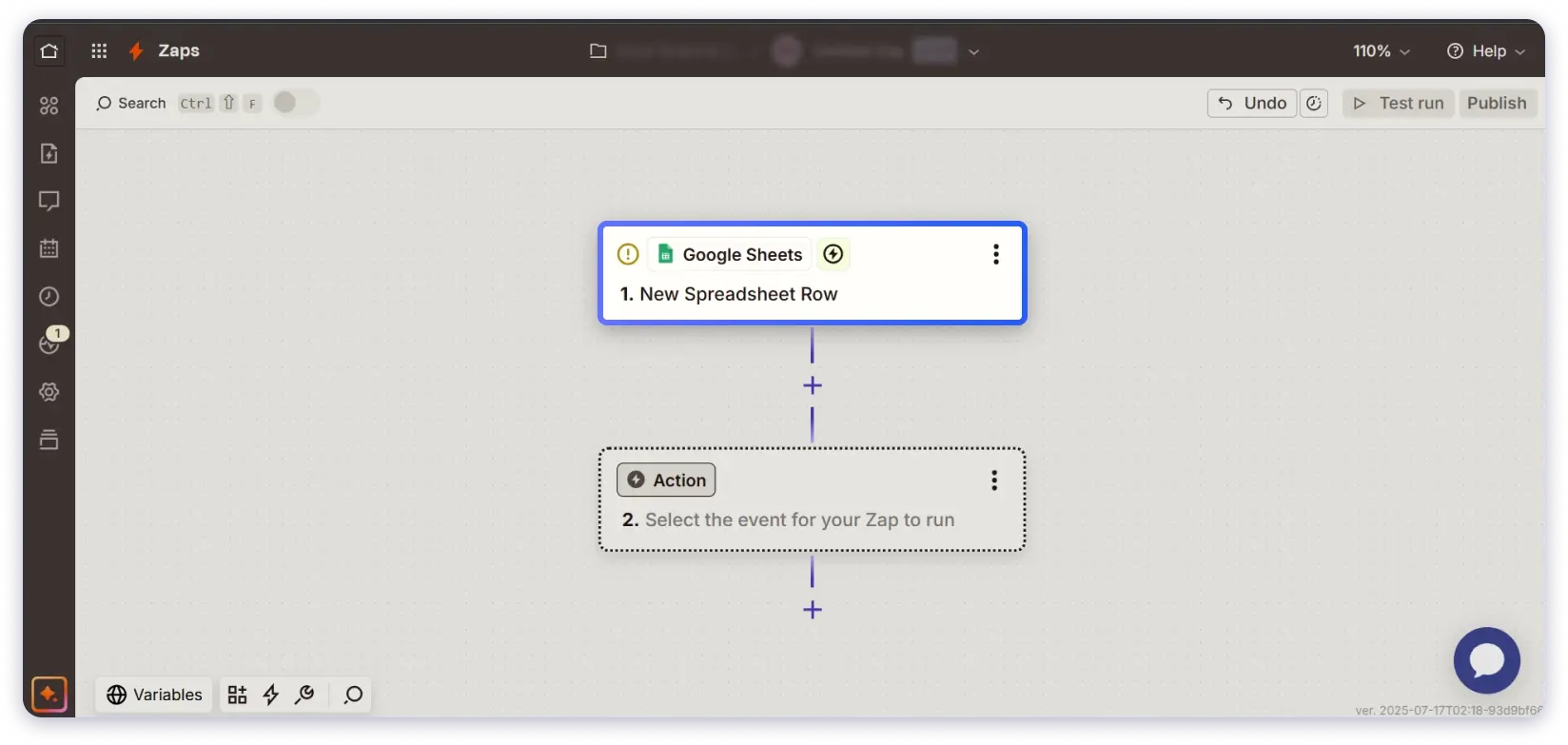 Send Bulk Emails with Zapier step 1