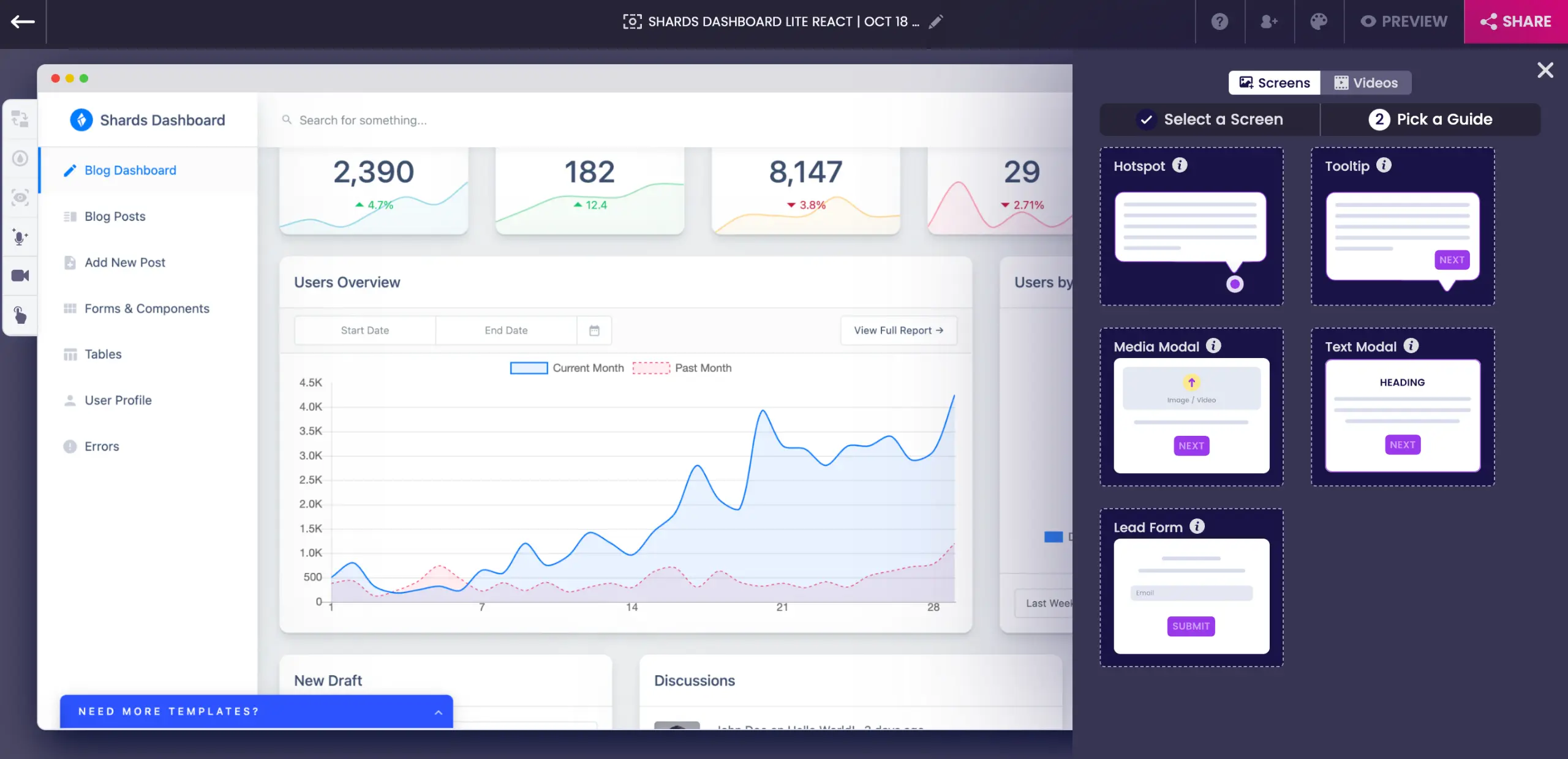 Storylane is an interactive product demo software.