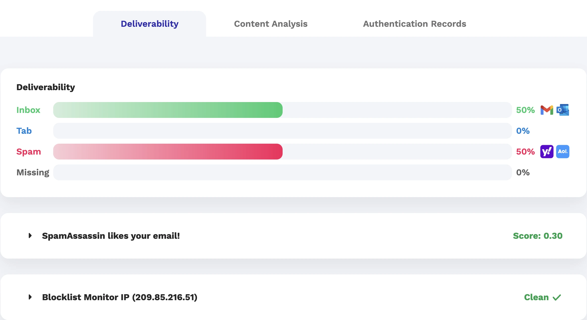 Glockapps the best alternative to MailMonitor