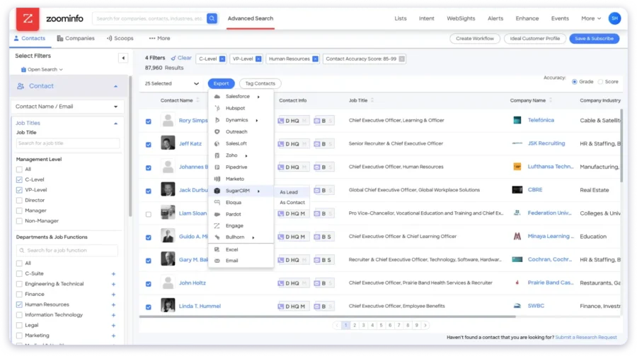 ZoomInfo Email Finder