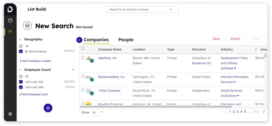 Data Enrichment in Demandbase