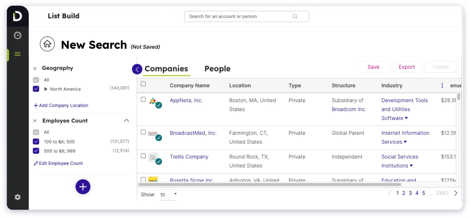 Demandbase database