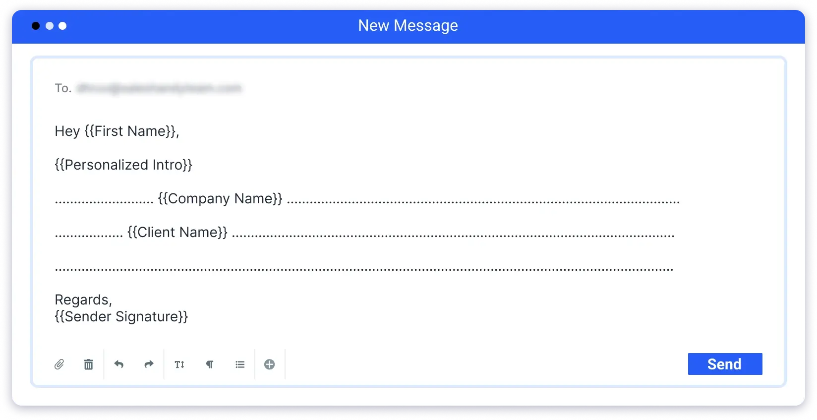 Cold Email Format