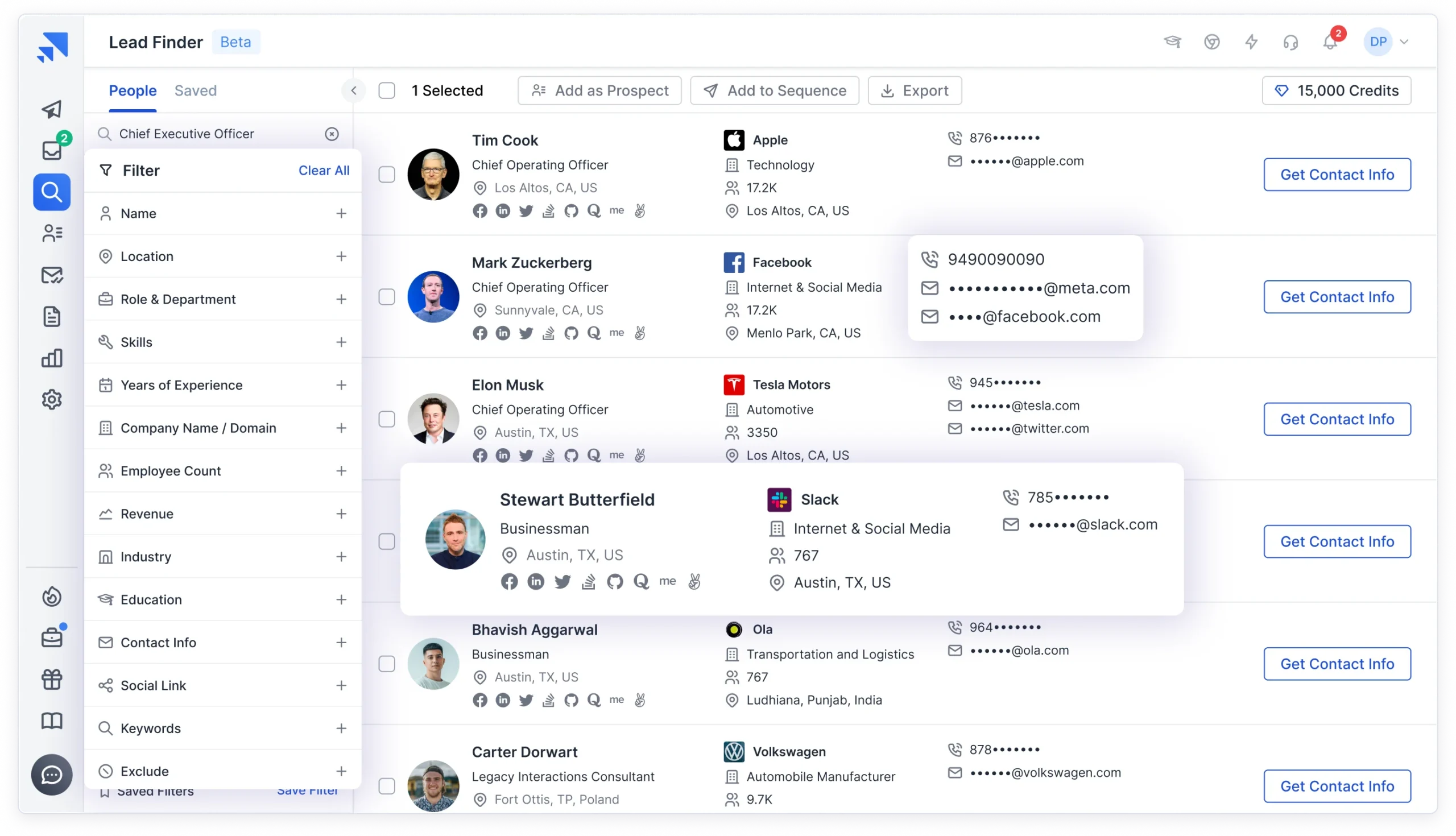 Saleshandy Lead Finder
