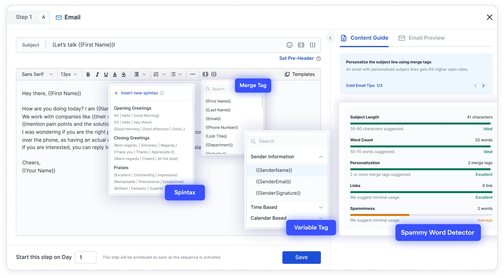 Cold Email Subject lines and other Personalization