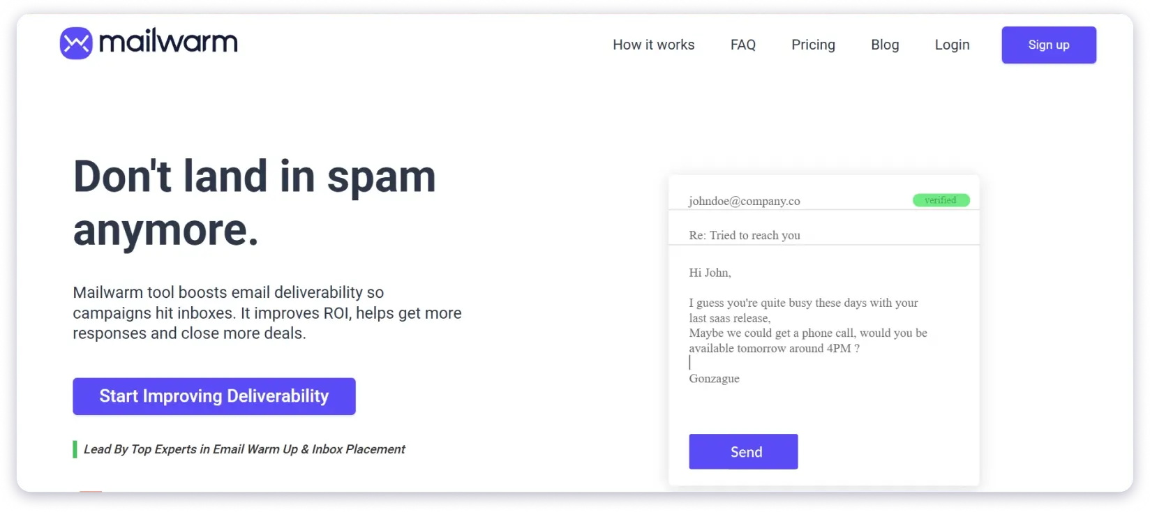 Mailwarm