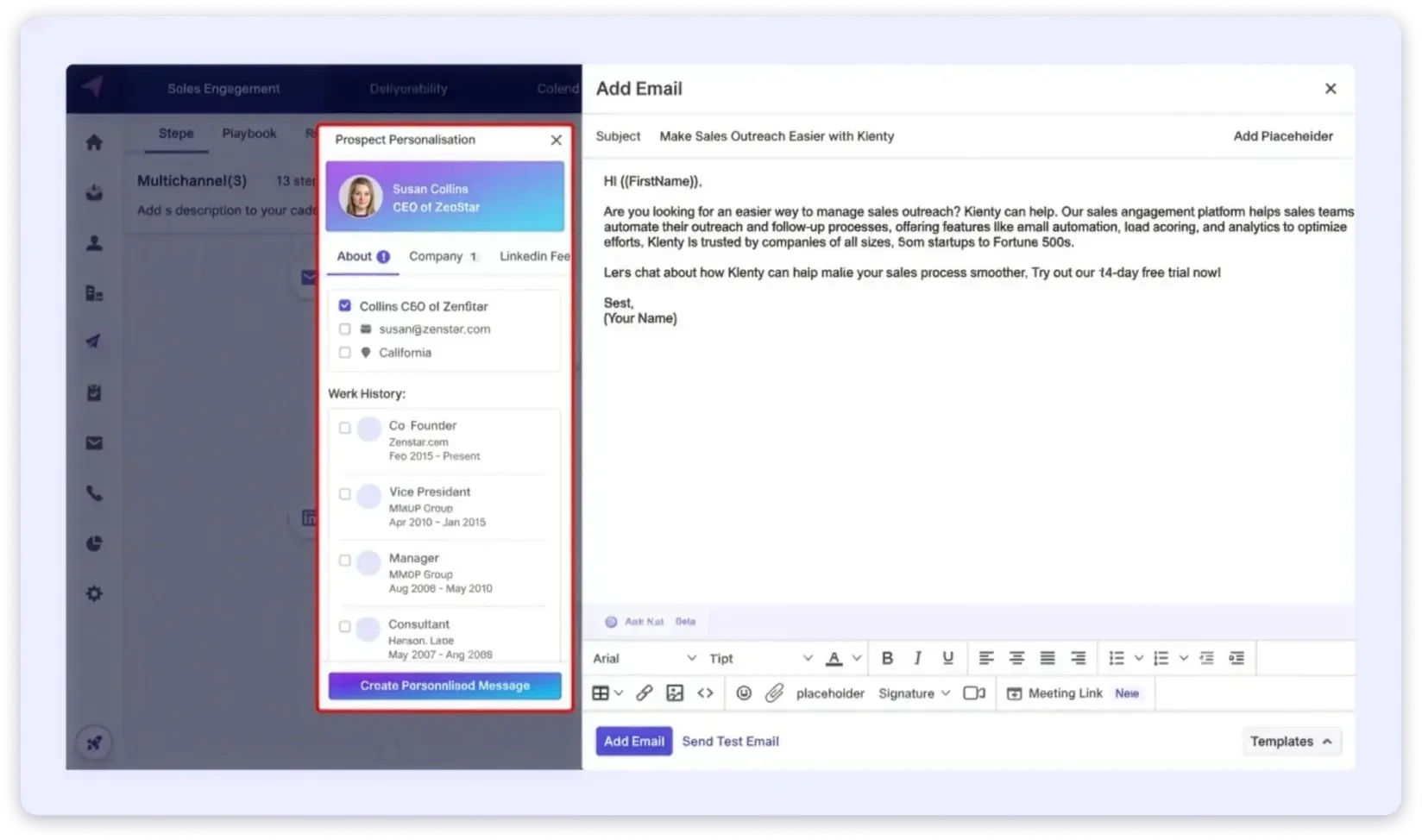 Klenty a advanced outbound automation alternative to Apollo
