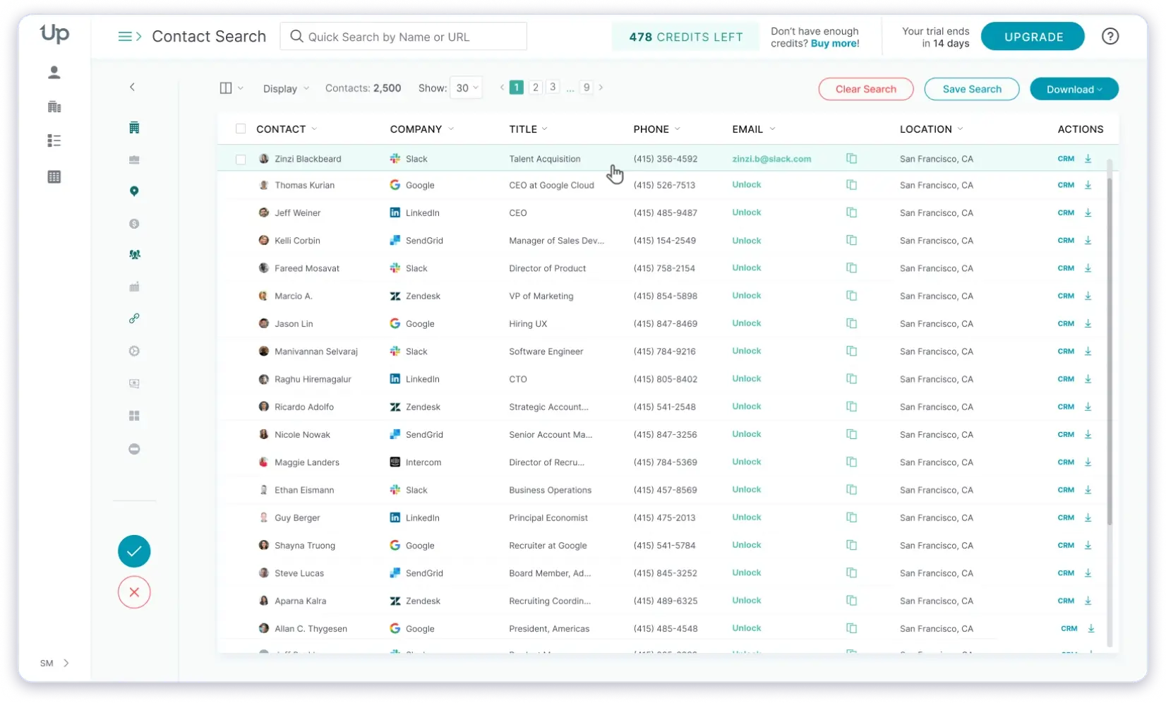 uplead dashboard