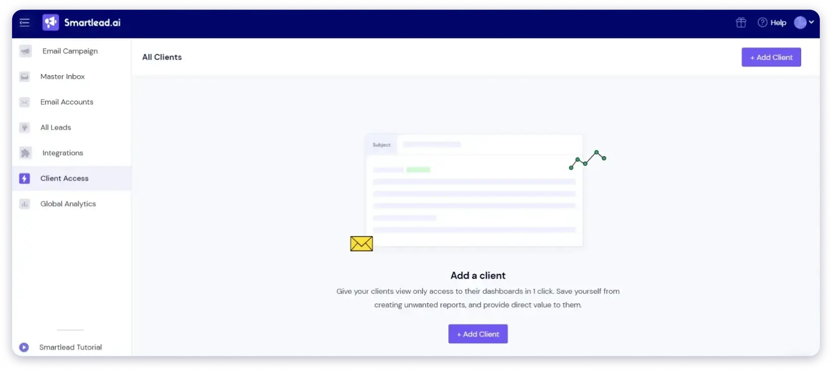 Smartlead's Client Workspace