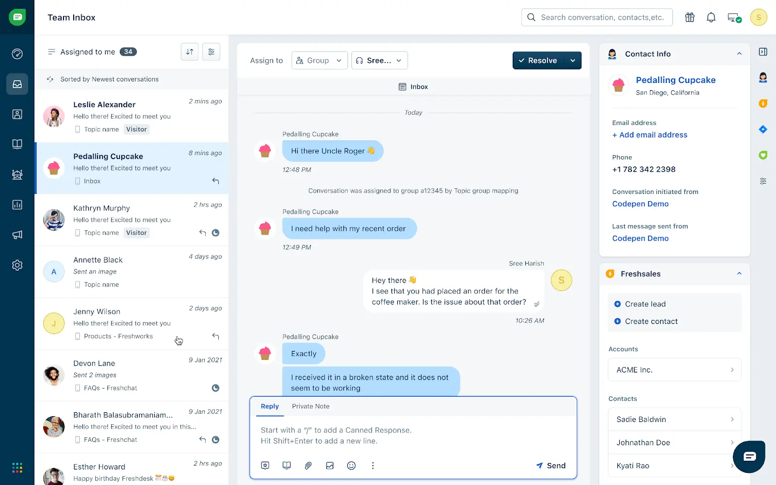 Freshsales CRM